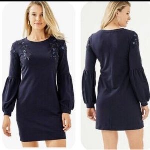 Lilly Pulitzer Bartlett Dress- Navy- Large